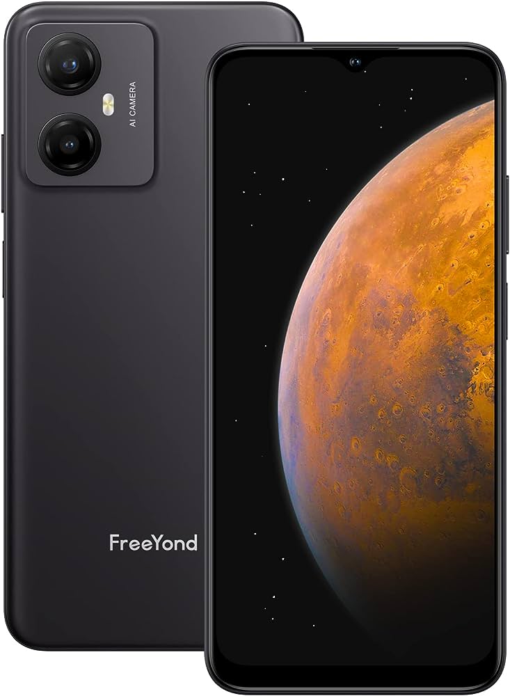 FreeYond F9 Celular Rom 64GB, Android 12 Dual Sim, FHD+6.52 Mostrador, Bateria 5000 mAh, Celular Smartphone tectoy, Real Dual Camera 13MP+2MP com Macro+8MP Selfie Telefone(Azul,Imposto não incluído)