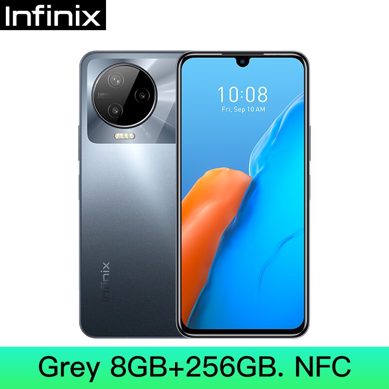 Smartphone INFINIX Note 12 Pro 256 GB Câmera Tripla até 108 MP 5000 mAh Tela 6,7” de 60 Hz Full HD Dual Chip 8GB RAM – Grafite