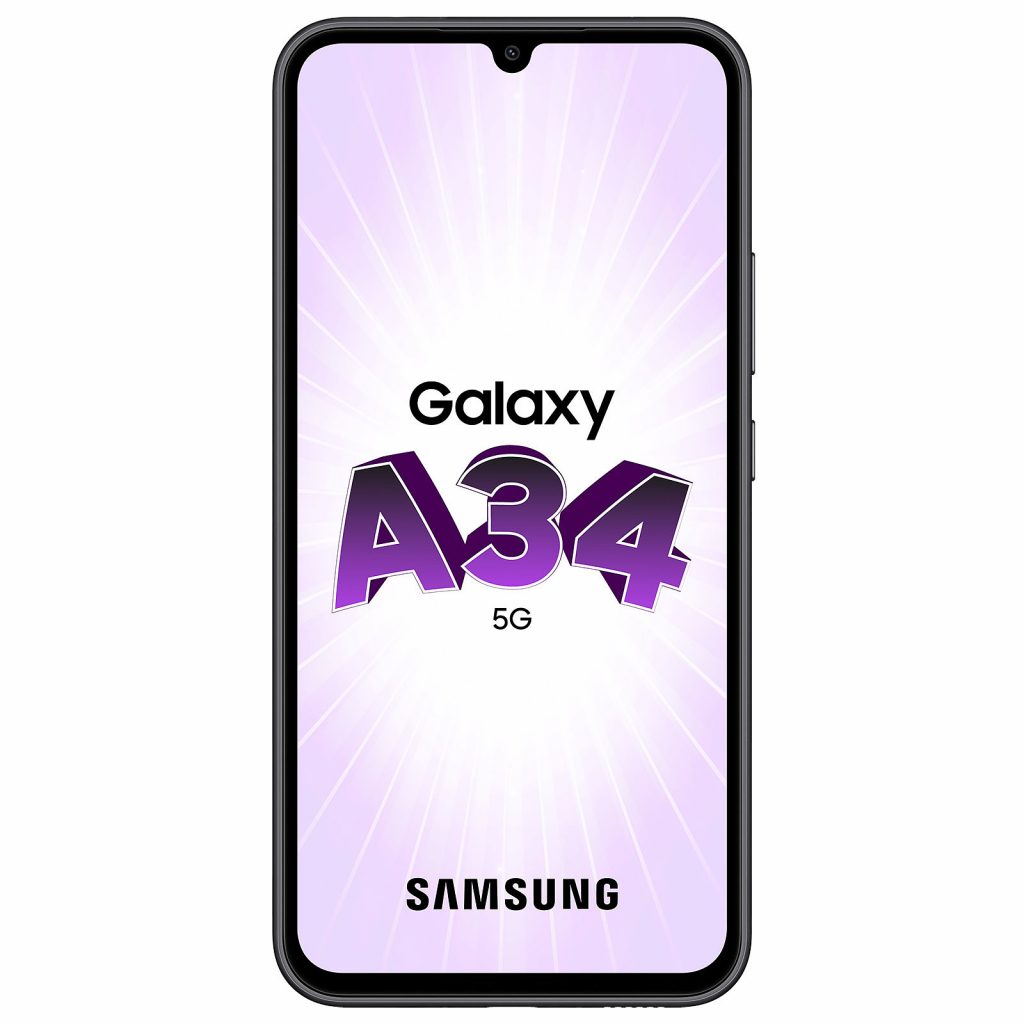 Samsung Galaxy A34 128GB 5G Tela 6.6 Dual Chip 6GB RAM Câmera Tripla de até 48MP + Selfie 13MP Bateria de 5000mAh - Prata