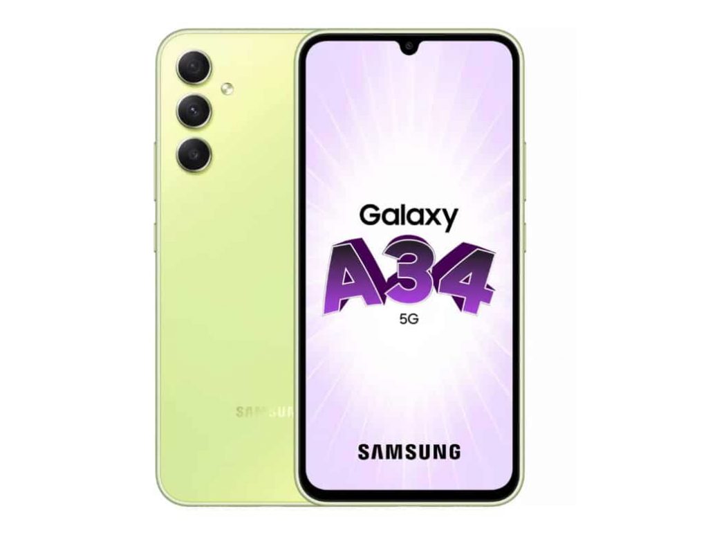 Samsung Galaxy A34 128GB 5G Tela 6.6 Dual Chip 6GB RAM Câmera Tripla de até 48MP + Selfie 13MP Bateria de 5000mAh - Prata